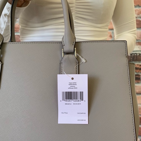Kate spade Cameron large satchel soft taupe Gray - Picture 4 of 8